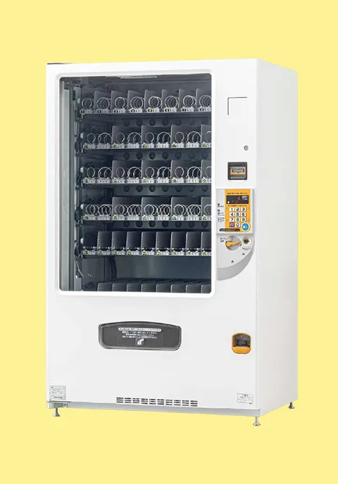 商品が見える大型自販機