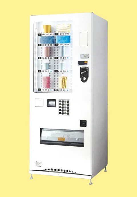 マルチラックとフリーディスプレイの自販機